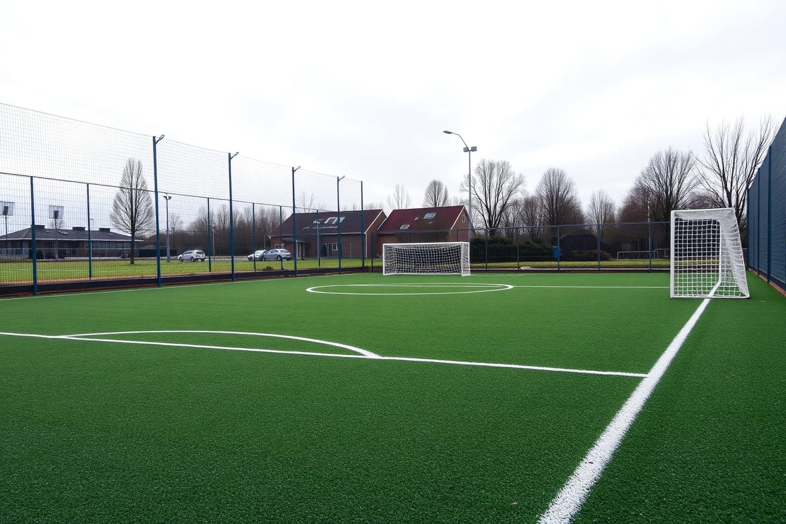 Vue du complexe sportif